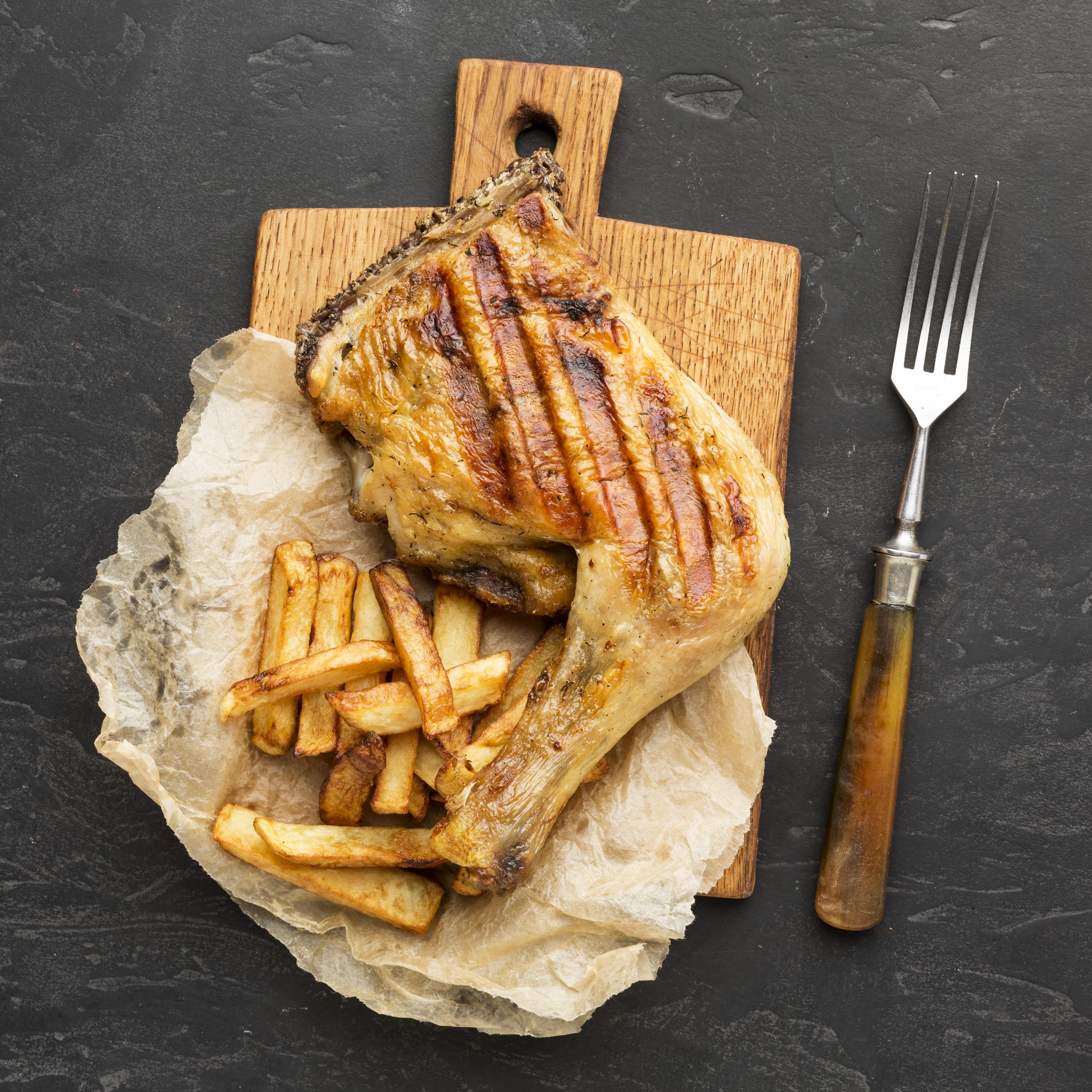 poulet frites